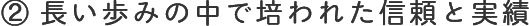 長い歩みの中で培われた信頼と実績